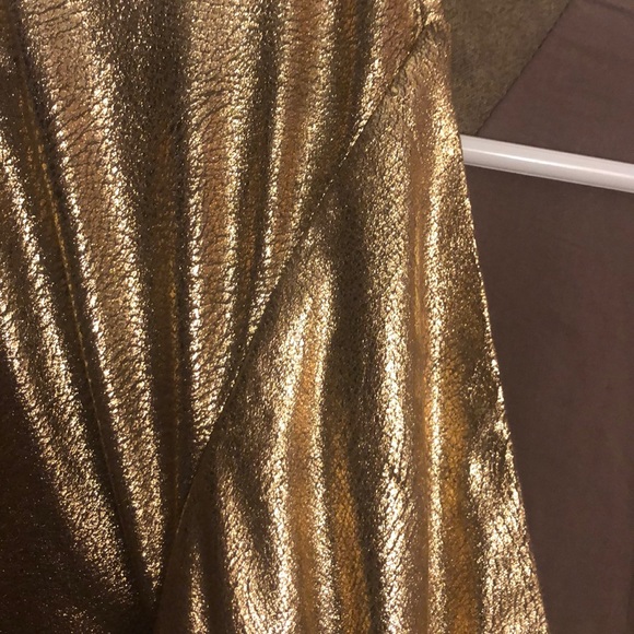 Free People gold party dress size 8 - Picture 4 of 7